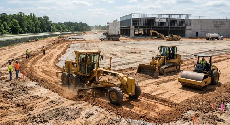 Parking Lot Excavation in Cypress, TX