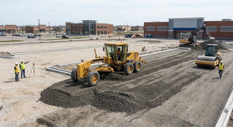 Parking Lot Excavation in Utah County, UT